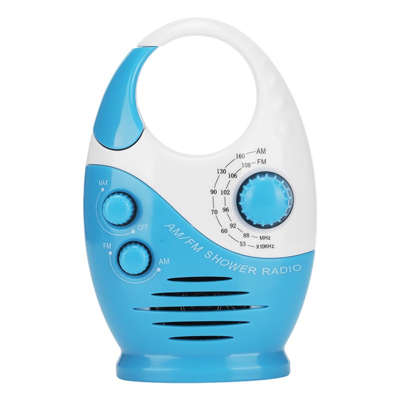 AM FM Portable Radio Portable Hook Type Waterproof Broadcast Music