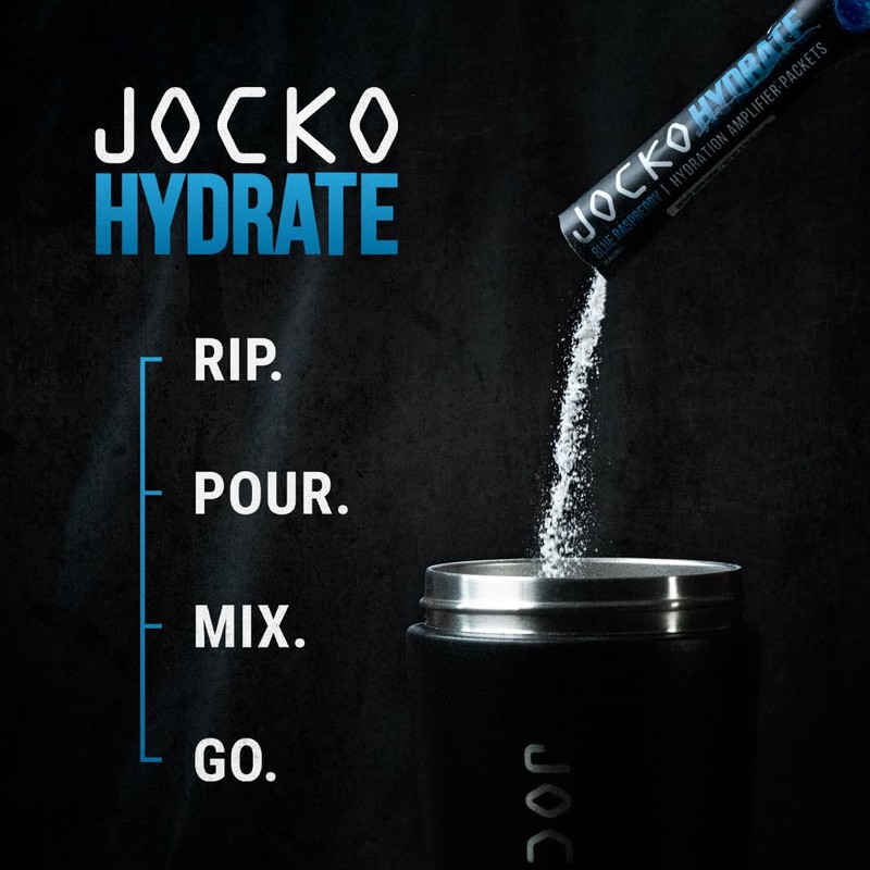 Jocko Fuel Hydrate Electrolytes Powder Packets Low Sugar - Hydration