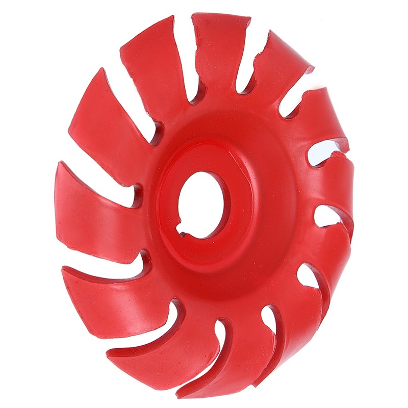 3.5in 12 Tooth Polishing Disc Red Wheel Woodworking Engraving Tool
