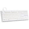 Drop ENTR Mechanical Tenleyless Keyboard, Anodized Aluminum Case, Silver/White