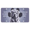 Shar Pei Watercolor Mini Metal License Plate 4.75 x 2.25