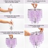 USB Bedside Crystal Lamp, 3 Way Dimmable Touch Nightstand Lamp