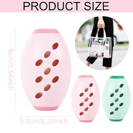 lasuroa 2pcs Reusable Lint Rollers, Washable Mini Roller Portable Sticky Lint Roller Ball Powerful Adhesion for Clothing Travel Pets Cars (Pink, Green)