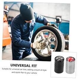 Mobestech 8pcs Valve Cap Dust Caps for Car Tyres Car Accessories Vehicle Valve Cover Aluminum Alloy