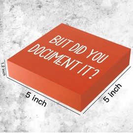 mmiishe Funny Office Desk Decor, But Did You Document Sign, Office Decorations for Work, Work Office Desk Decor, Work Gifts for Accountant HR Boss Employee Coworker, Cubicle Shelf Table Decor