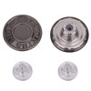 Trimming Shop Jeans Button Hammer on 20mm Brass Tack Fasteners