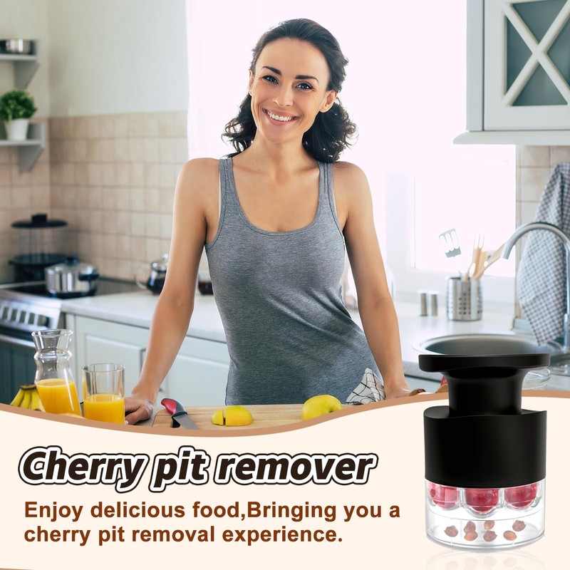 Cherry Pitter Multiple, Quick Release Multi Cherries Stoner Pitter 7-in-1,