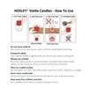 Hosley Unscented White Votive Candles, 72-Pack – Clean-Burning, Long-Lasting 10-12