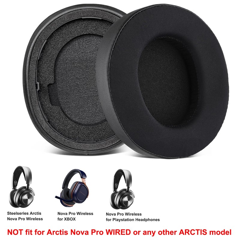 Replacement Ear Pads for SteelSeries Arctis Nova Pro Wireless Cooling