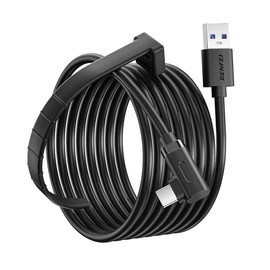 BENFEI Link Cable 16 FT Compatible with Oculus/Meta Quest 3, Quest2/Pro/Pico 4 Accessories and PC/SteamVR, High Speed PC Data Transfer, USB 3.0 to USB C Cable for VR Headset