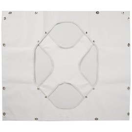 RealTruck Belmor WF-1987-1 White Winterfront Truck Grille Cover for 1986-1996 Peterbilt 375, 377, 378, 379 (Long Nose Hood)