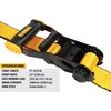 DEWALT DXBC10000J Black/Yellow 2" x 27' Ratchet Tie Down Strap