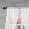 HAIKING Curtain Rod Bracket, 4 PCS Adjustable Curtain Rod Holders