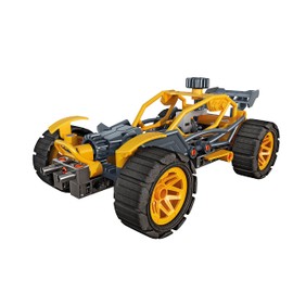 Clementoni 61382 Science Museum Mechanics-Buggy & Quad-Building Set, Scientific Kit for Kids 8 Years, STEM Toys, English Version-Made in Italy, Multicoloured