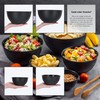 KADAX Plastic Bowl, Salad Bowl, Stackable Mixing Bowl, Plastic Bowl,
