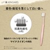 アパガード(APAGARD) アパガードeco歯ブラシS 4本セット ふつう イオン 先細 抗菌 プラ削減 替え用 ※色指定不可