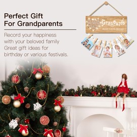 Gifts for Grandma, Grandma Christmas Great Gifts from Grandkids Picture Frame,Grandpa Gifts,Birthday Gifts for Grandma from Granddaughter,Grandparents Gifts 13.3 * 5.5 Inch Grandkids Photo Holder Frame