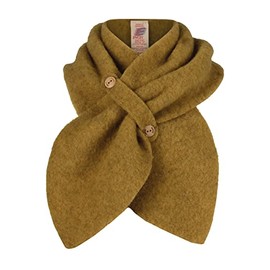 Engel Natur, Merino Children's Fleece Scarf, 100% Wool (kbT), Saffron melange