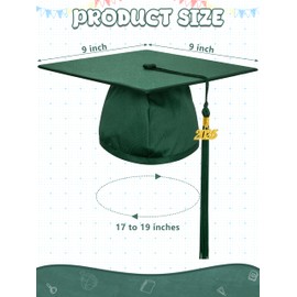 QZYL Kindergarten Graduation Cap and Gown Set, 2025 Kids Graduation Outfit with Tassel and Certificate for Kindergarten