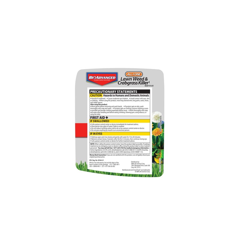 BioAdvanced All-In-One Lawn Weed and Crabgrass Killer I, Ready-to-Use, 24