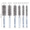 Walfront 6PCS Hole Cleaning Brushes Bore Brush Twisted Wire Cleaning