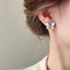 Set de Aretes Elegantes con Diseño de Rosas y Mariposas