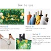 BINQOO Green Gold Birthday Backdrop 7x5ft Gold Happy Birthday Photography