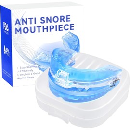 Anti Snoring Mouthpiece Anti Snoring Devices for Men and Women Soft Snore Stopper, Snoring Mouth Guard - Ready to Use Anti Snore - Blue