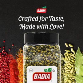 Badia Green Peppercorn Whole 9 oz – Fresh, Mildly Spicy & Aromatic Green Pepper, Gluten Free & Kosher