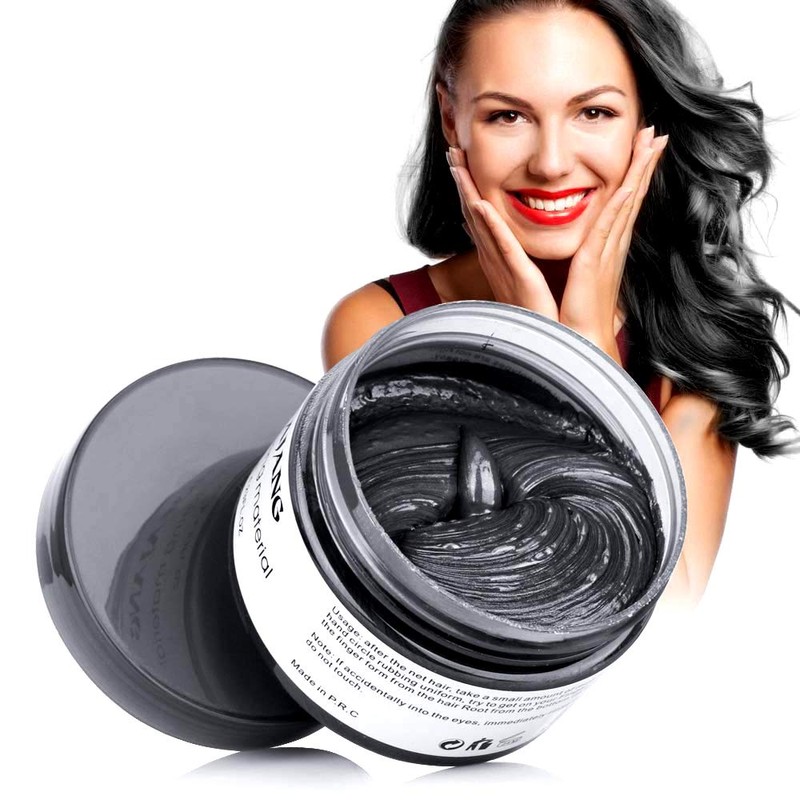 MOFAJANG Unisex Hair Wax Color Dye Styling Cream Mud, Natural