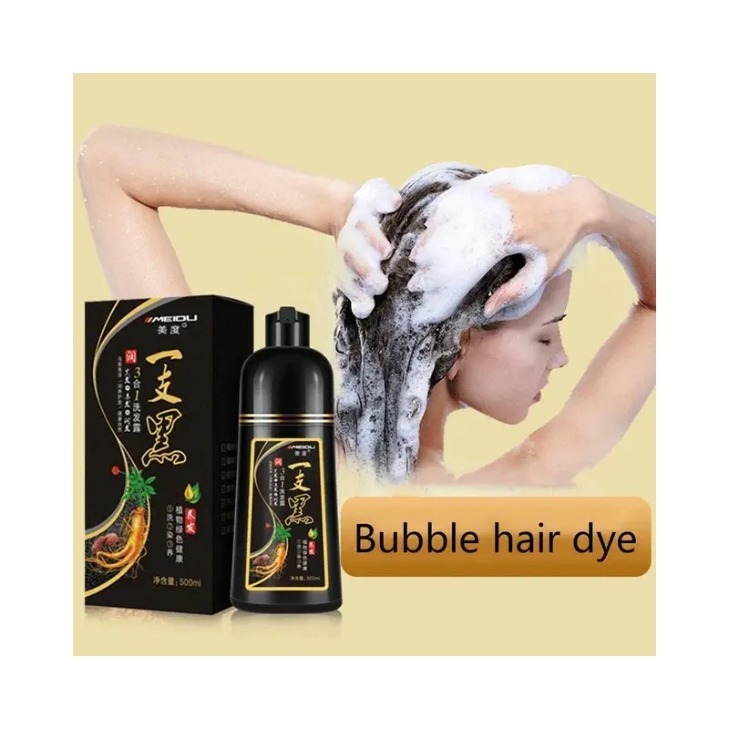 Shampoo Cubre Canas Negro Barba Colágeno Argan