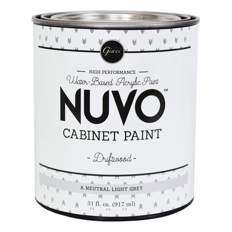Giani Nuvo Cabinet Paint, Driftwood (Quart)