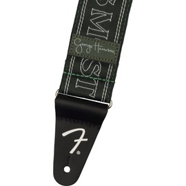 Fender All Things Must Pass Logo Strap Green - Guitar Strap, Green
