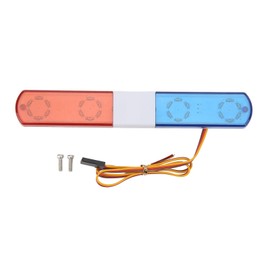 RC Police Light Ultra Bright Simulation Model Car LED Police Flash Light 145x22x12mm For 1:8 1:10 RC Model Car Red Blue