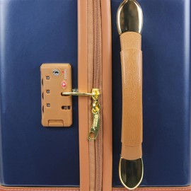 World Traveler VentureX Airline Approved Luggage – Lightweight Hardside Suitcase with Spinner Wheels, Gatsby Navy, 2-Piece Carry-On Set