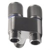 G1/2 Double Control Angle Valve 1 In 2 Out Alloy