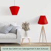 Wogati® Lampshade, Various Sizes and Colours, Colour: Red / Size: