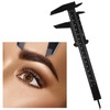 Frienda 5 Pieces Eyebrow Measuring Ruler, Brow Mapping Ruler Tool,
