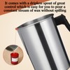 Ziliny 4 Pcs Candle Making Pouring Pot Wax Pouring Pitcher