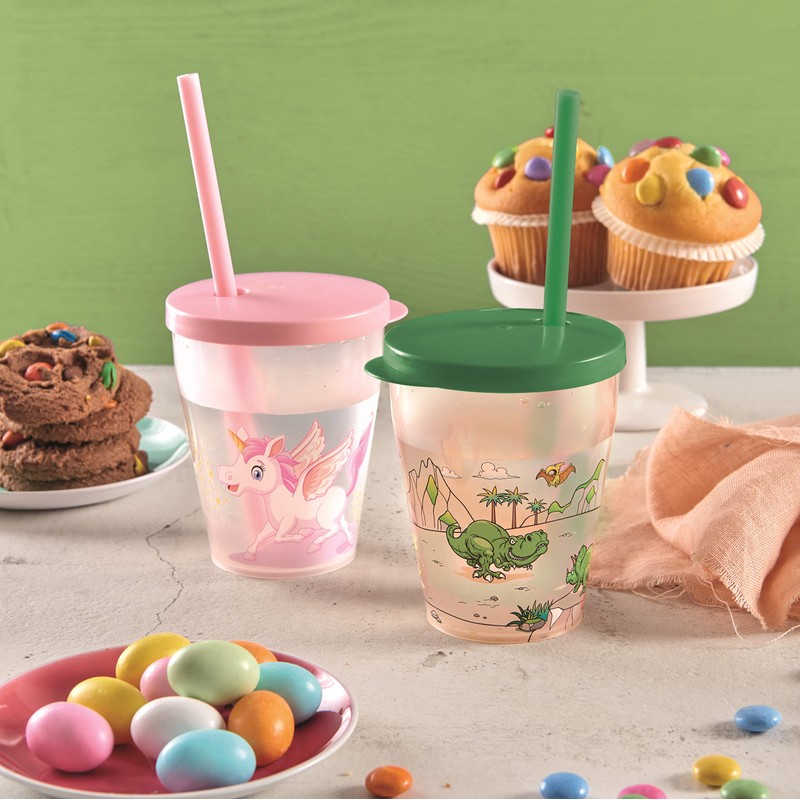 Snips | Set of 4 Drinking Cups with Lid and