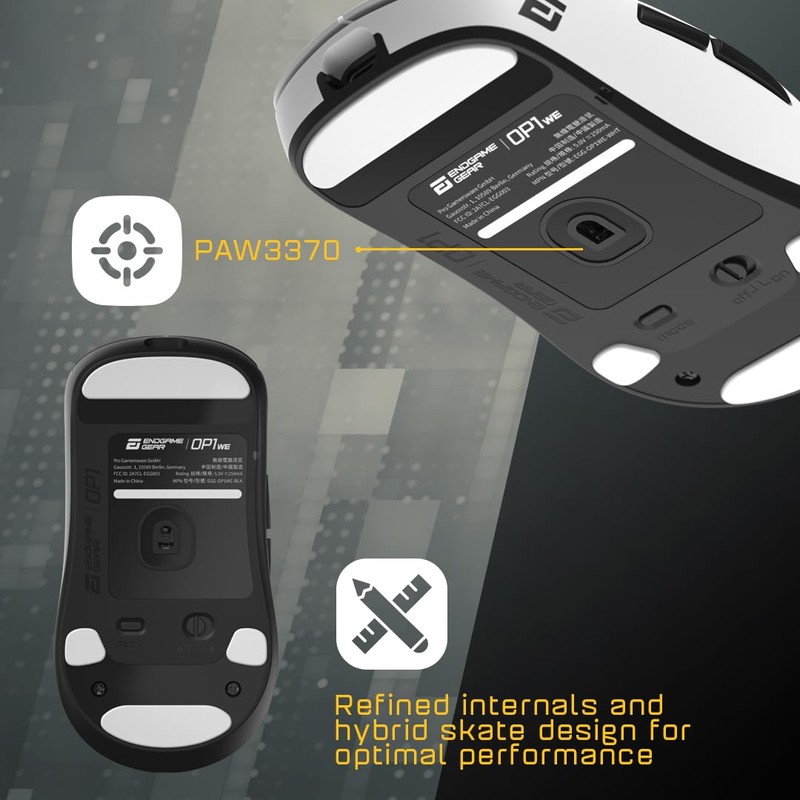 Endgame Gear OP1we EGG-OP1WE-BLK Wireless Gaming Mouse Black