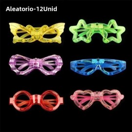 12unids Gafas Luminosas Led Para Niños Regalo Fiesta