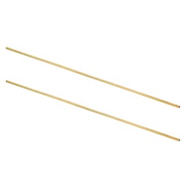 sourcing map 2Pcs H62 Brass Round Tube, 4mm OD 0.5mm Wall Thickness 300mm Length Seamless Precision Straight Pipe Tubing for DIY Projects Crafts Gardening Industry Precision Applications