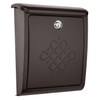Architectural Mailboxes 2697RZ-10 Bordeaux Locking Wall Mount Mailbox, Small, Rubbed