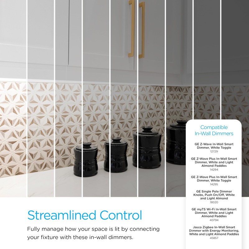 Enbrighten 36 Inch LED Under Cabinet Light Fixture, Direct Wire,