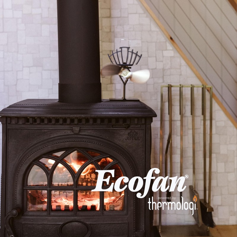 Ecofan® UltrAir, Classic Styled, Heat Powered Wood Stove Fan, 125