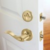 Design House Single Cylinder 2-Way Round Corner Deadbolt with Latch