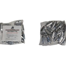 Tire Wheel Balancing Weights P Type REG Type Uncoated Lead Clip On 0.25 - 0.75 oz 50 PCS per Box - Size: 0.75 Oz