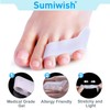 Sumiwish 10 Pack Pinky Toe Separator, Gel Toe Separators for