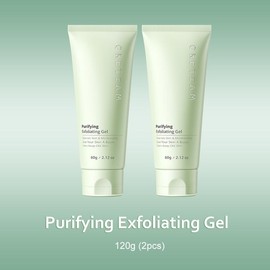 GreTeam Purifying Exfoliating Gel Moisturizing Cleanses Skin Give Your Skin A Boost Clears Away Old Skin 120g:_120g(2pcs)